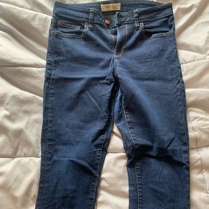 Womens GAP jeans- true skinny, dark wash size 30T